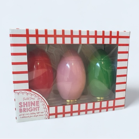 Packed Party Shine Bright Set of 3 Holiday Light Cups with Straws - Picture 2 of 5